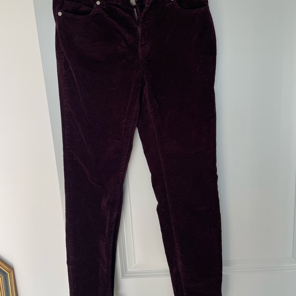 Buffalo David Bitton Deep Purple Corduroy Pants